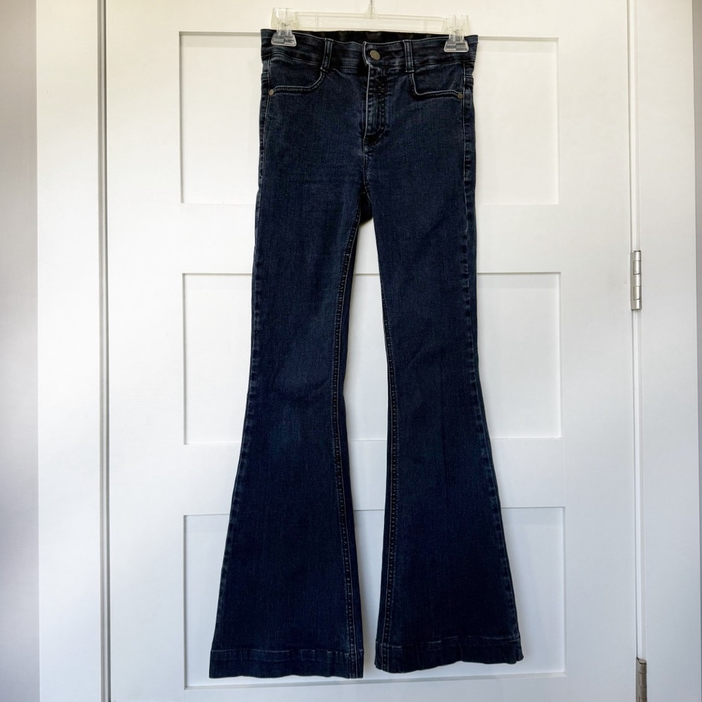 Stella McCartney Dark Wash Flare Leg Jeans